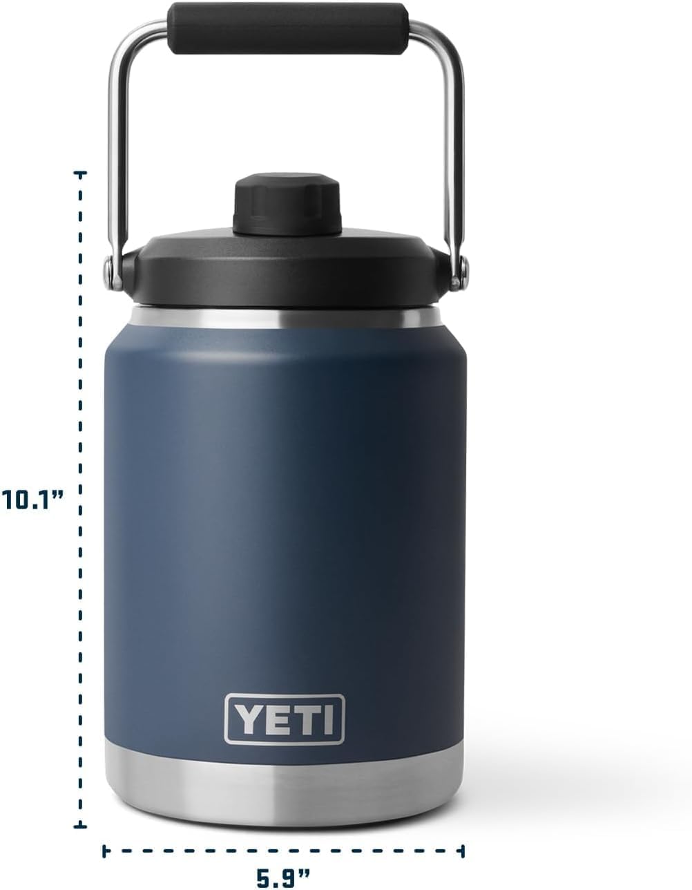 YETI Rambler Half Gallon Jug 2.0, Vacuum Insulated, Leakproof, Stainless Steel with MagCap, Venom