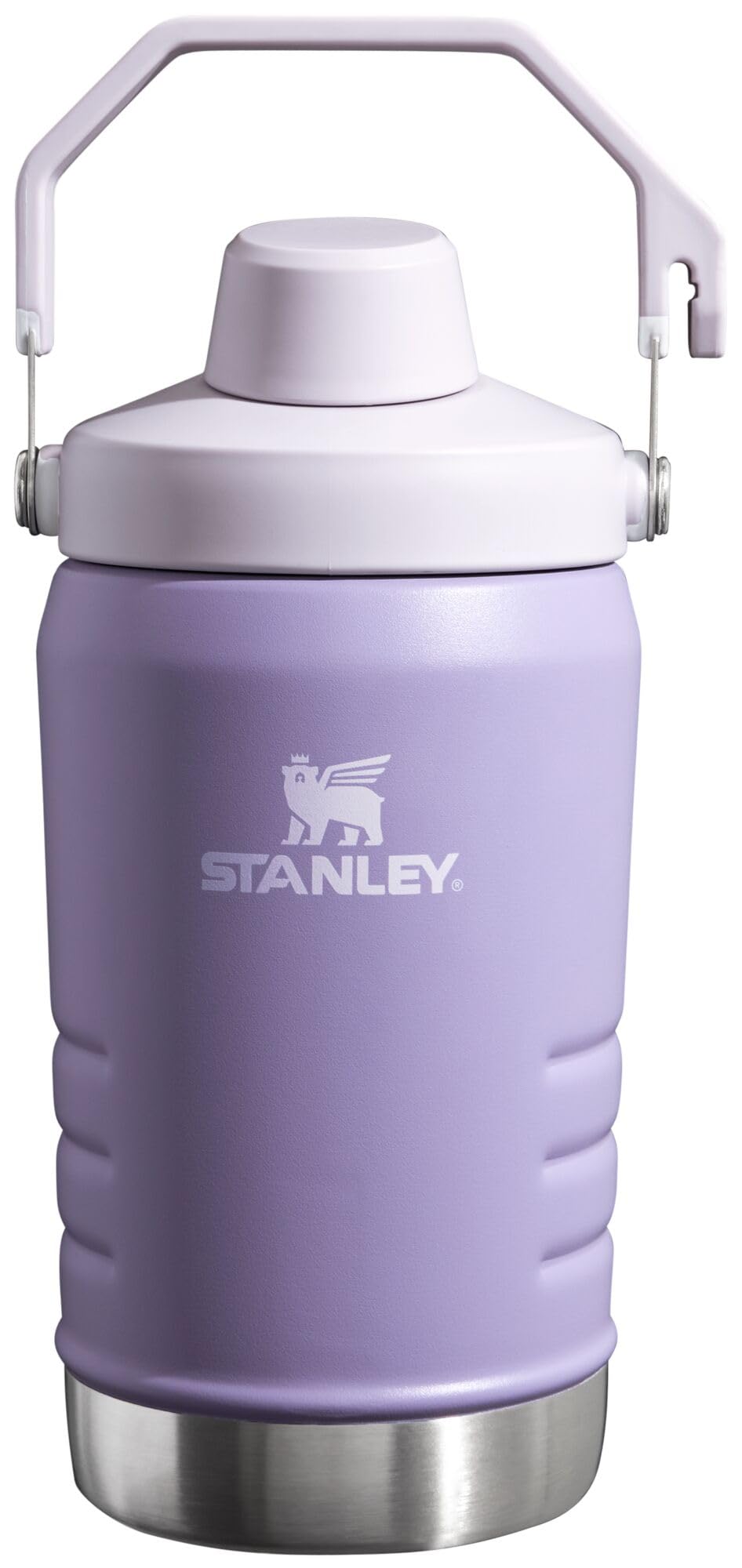 Stanley IceFlow Fast Flow Jug with Handle 96 oz | Twist On Angled Spout Lid | Leakproof for Travel and Sports | Insulated Stainless Steel | BPA-Free | Rose Quartz