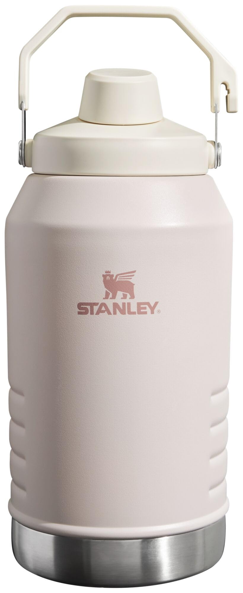 Stanley IceFlow Fast Flow Jug with Handle 96 oz | Twist On Angled Spout Lid | Leakproof for Travel and Sports | Insulated Stainless Steel | BPA-Free | Rose Quartz
