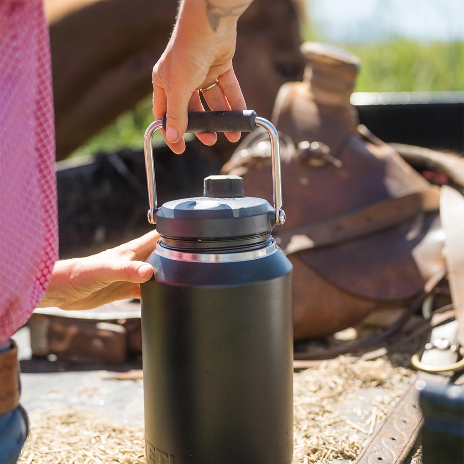 YETI Rambler Gallon Jug, Vacuum Insulated, Leakproof, Stainless Steel with MagCap